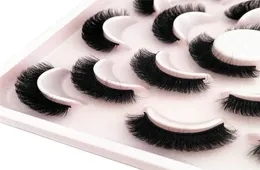 Falsos cílios parescurl 15mm cílios russos 6d Faux Mink reutilizável tiras de volume fluffy extensõesfalse5083531