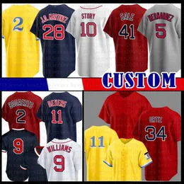 34 David Ortiz Trevor Story Baseball Jersey J D Martinez Ted Williams Xander Bogaerts Enrique Hernandez Rafael Devers Chris Sale Alex Verdugo Plawecki 246Y