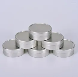Bottiglie di stoccaggio 1200pcs 10g Contenitore per labbra Cosmetic Tins Jar Jar Empty Alluminium SN88