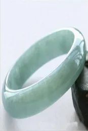 cercyate light Green Jade Bangle Chinese hand carved Jade bracelet8288885