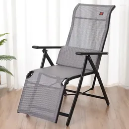 Móveis de acampamento Folding Lounge Beach Cadeira Office Home Tap apertar ao ar livre Relax Balcony Sleep Sleep Chaise