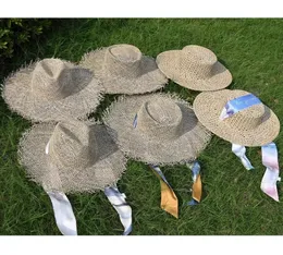 Mode Frauens Sommerhut Atmungsaktives Salz Meer Panama Jazz Grass Beach Sonne für Urlaubsreise Fedora Stroh RH 2207081918499
