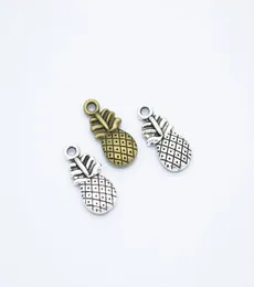 200pcspack Pineapple Charms DIY Jewelry Making Pendant Fit Bracelets Necklaces Earrings Handmade Crafts Silver Bronze Charm5259692