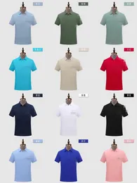 Polos masculinos Summer Summer Hot Selling Moda Brand Men's T-Shirt Camisa de golfe de manga curta Camisa respirável Top Men's Business Casual Clothing