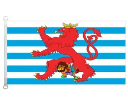 Civil Ensign of Luxembourg flags90150CM 100 polyester bannerDigital Printing6246937