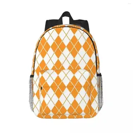 Rucksack Tennessee Argyle Rucksäcke Jungen Mädchen Bookbag Casual Children Schultaschen Reise Rucksack Umhängetasche große Kapazität