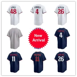 Minnesota Twins Custom Twins Maglie da baseball 12 Kyle Farmer 47 Edouard Julien 30 Carlos Santana 19 Alex Kirilloff 13 Manuel Margot 82 Austin Martin