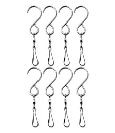 10 Pack Swivel Hooks Clips S Hooks Smooth Spinning for Hanging Wind Spinners Wind Chimes Crystal ers Party Supply Rotatin3805574
