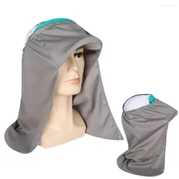 Czapki rowerowe Szybkie suche szyi Drape UV Słońca Ochrona przed słońcem UV50 Kapelusz przyczepność chłodzenie anty-UV Golf Suncreen Mask Sports Outdoor Sport