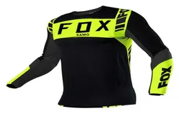 2023 Fox Xamo Bisiklet Tişört Dağ Yok Ödeme Bisiklet Uzun Kollu Yarış Takım DH MTB Offroad Motosiklet Jersey Bütün Özel NA6391944
