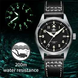 AddiesDive Watches для мужчин C3 Super Luminous 20BAR Водонепроницаемые NH35A 316L нержавеющую себя Hombre Automatic Mechanical Watch 240419