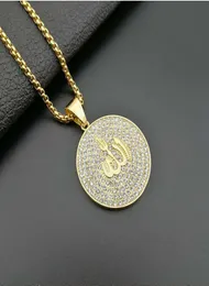 18k Gold Plaated S Pendant Necklace Iced Out Cubic Zircon Mens Hip Hop bling smycken grossist X44AP4003158