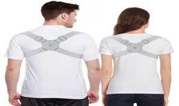 Adjustable Intelligent Posture Trainer Smart Posture Corrector Upper Back Brace Clavicle Support Men and Women Pain Relief6008601