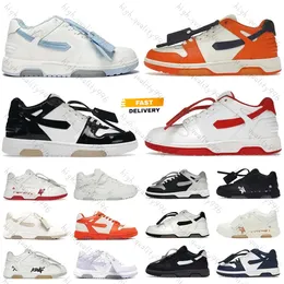 Designer Sneakers Offfwhite Casual Shoes Luxury Black White Low Top Suede Leather Platform Brödskor Andningsbara sneakers Herrkvinnors utomhussport Casual Shoes