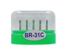 1 Pack5pcs BR31C Dental Diamond Burs Medium FG 16m für Zahngeschwindigkeit Handstück Viele Modelle verfügbar 7424322