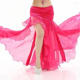 Stage Wear 2024 Belly Dancing Clothing Long Fishtail Skirts Wrapped Slits Flannel Tight Skirt Women Dance Skinny