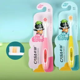 2024 Tandborste för barn tandborste tänder mjuk silikon baby borste barn tänder oral vård rengöring tand- mjuk silikon baby borste