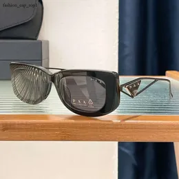 PRA PR 14YS 53 Dark Gray & Black Sunglasses Metal Frame Lilac Inverted Triangle Eyeglasses with Box 4183