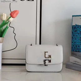 مصمم حقائب العلامات التجارية الفاخرة خصم حقيبة اليد النسائية الجديدة Eleanor Small Brick Chain Bag نمط التماسيح المربع بأسلوب متعدد الاستخدامات وكتف واحد