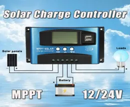 100A MPPT Solar Painel Regulador Controlador de Carga 12V24V Rastreamento de foco automático1052807