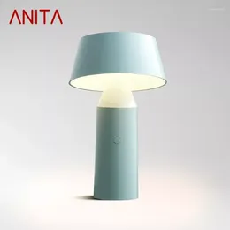 Bordslampor anita modern lampa fashionabla nordiska konst vardagsrum sovrum barn led personlighet originalitet skrivbord ljus