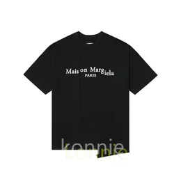 Margiela Designer Mm6 Mens Thirts Fashion Thirt a manica corta traspirante Tshirt alfanumerico Shirt streetwear Summer Women Women Tee Mm6 Classical Clothing