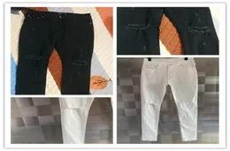 Novo designer de luxo jeans Design lavado Design branco jeans fino jeans leves jeans de jeans de jeans magros tamanhos 299461340