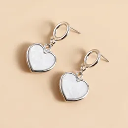 Hoop Earrings Sophisticated Dangle With Delicate Details Modern Dismond Inlayed Showcasing Crosses/Heart Pendant