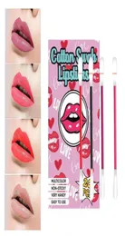 Lip Gloss Lipstick Caspo Casos de cotonete Batons de cotonete duradouros Cosméticos à prova d'água para mulheres maquiagem R5A83245942