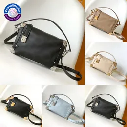 M25160 M23817 Bok Trunk MM PM TOTE Torebka Projektant Cross Body Ramię w torbie lustra Jakość lustra