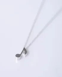 Shuangshuo 2017 New Fashion Necklace Delicate Musical Note Pendant Necklace for Women Love Music Note Symbol Charm Choker N2176980400