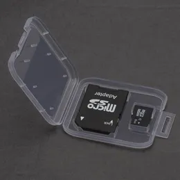 حامل حالة بطاقة الذاكرة مربع تخزين مربع تخزين الحمل لبطاقة SD TF البلاستيكية القياسية SD SDHC مربع Case8448150