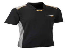 Per McLaren GT Racing Team Polo Lapel Tshirt Motorsport Black Short Short Black traspirabile Non dissolvenza 8110988