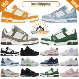 Designer Sneaker Casual für Männer laufen Trainer Outdoor Trainer Schuh hochwertige Plattformschuhe Leder 2024 Flat Sneaker Unisex bequem