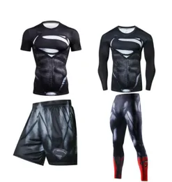 Men Sports Suits Rashguard Jiu Jitsu Jerseys Tights Pants Running T Shirt BJJ Boxing Sets Gym Training Muay Thai MMA Fightwear 2204708531