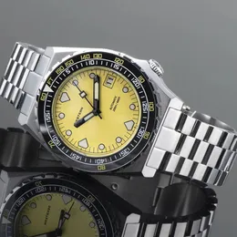 Seestern Watch of Man Diver Automatiska mekaniska armbandsur NH35 Lysande keramiska safirkristallvattentät jubileum 600T 240429