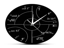 Väggklockor 1 stycke avancerade matematik irrationella nummer rundklocka vetenskap matematiska klockor personlighet hem dekorativ5479942