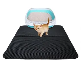 Cat Mat Çöp Padü Katlanır Kedi Çöp Tuzağı Mat Balboyu Su Geçirmez Kedi Kumbusu Mat Eva Doublelayer Pad Bed Tutar 210S1074800