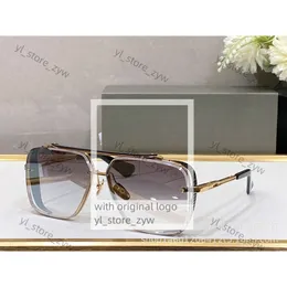 DITA Stark Vintage Sunglasses Gold Plated Designer Sunglasses For Mens Famous Fashionable Retro Brand Eyeglass Fashion With Original Box DITA Sunglasses 4769