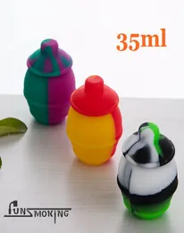 Silione Jar Silicone Contêiner non Stick Disponível em cores variadas Bonicone Bong Dab Mate 4256750165