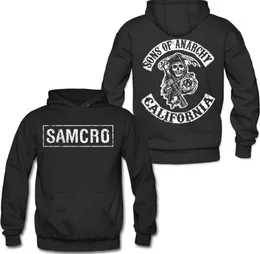 Samcro의 아들 Samcro Double Side Pull- Over Hoodie 스웨트 셔츠 C11172836187