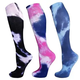 Носки Hosireamy Compression Nocks Sports Socks0neutral Color 3dprinting Подходящее для регби в регби против усталости, способствуя кровообращению Y240504