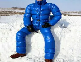 男性のジャンプスーツスキースーツ明るい色のフード付きジャケットファッションジャンプスーツソリッドスリムプレースーツ男性パーカ衣装ジッパージャケットコート21112954847
