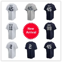 New Custom York Yankees Baseball Jerseys 22 Juan Soto 27 Giancarlo Stanton 99 Aaron Judge 11 Anthony Volpe 2 Derek Jeter 48 Anthony Rizzo 45 Gerrit Cole