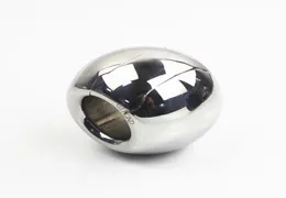 16 Sizes Cockrings Male Stainless Steel Ball Shape Scrotal Pendant Weight Iron Crotch Cover Penis Ring Sex Toys B22012336184