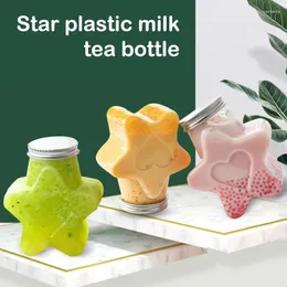 Water Bottles Creative Five-Pointed Star Shape Drink Bottle Tea Cup Pentagonal Beverage Home Outdoor Milk