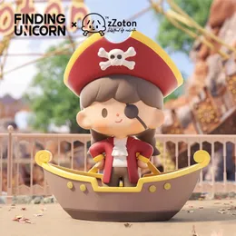 F.un Zzoton Treasure Land Series Blind Box Zhuodawang Mystery Toys Doll Cute Anime Figure Desktop Ozdoby prezentowe 240426