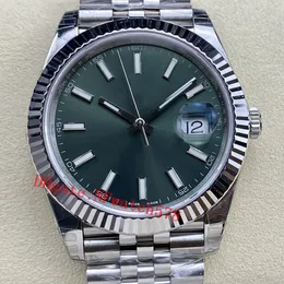 2024 Men's Fashion Watch 3235 automatic movement 41mm 126334 emerald luminous sapphire waterproof dial, platinum strap