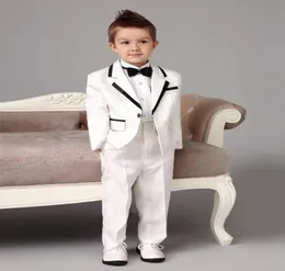 2020 Notch Lapel One Button Costume Childrens Suits Handome Boy Tuxedos for Wedding Party Dinner Prom 2 PCS JacketPants8146437