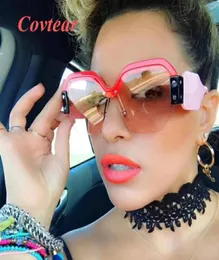 Covtear New Square Sunglasses Women Brand Designer Oversized Vintage Female Sunglasses Fashion Shades UV400 MA2176886482